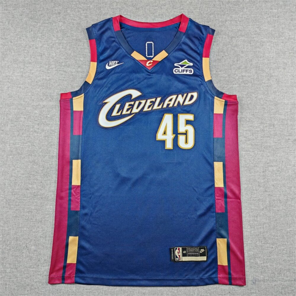 Mens Donovan Mitchell Navy Jersey Stitched